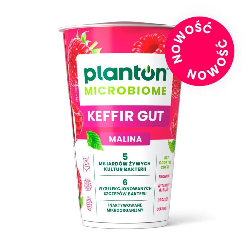 Planton MICROBIOME KEFFIR GUT NOVUMBIOTIC, MALINA 200 g