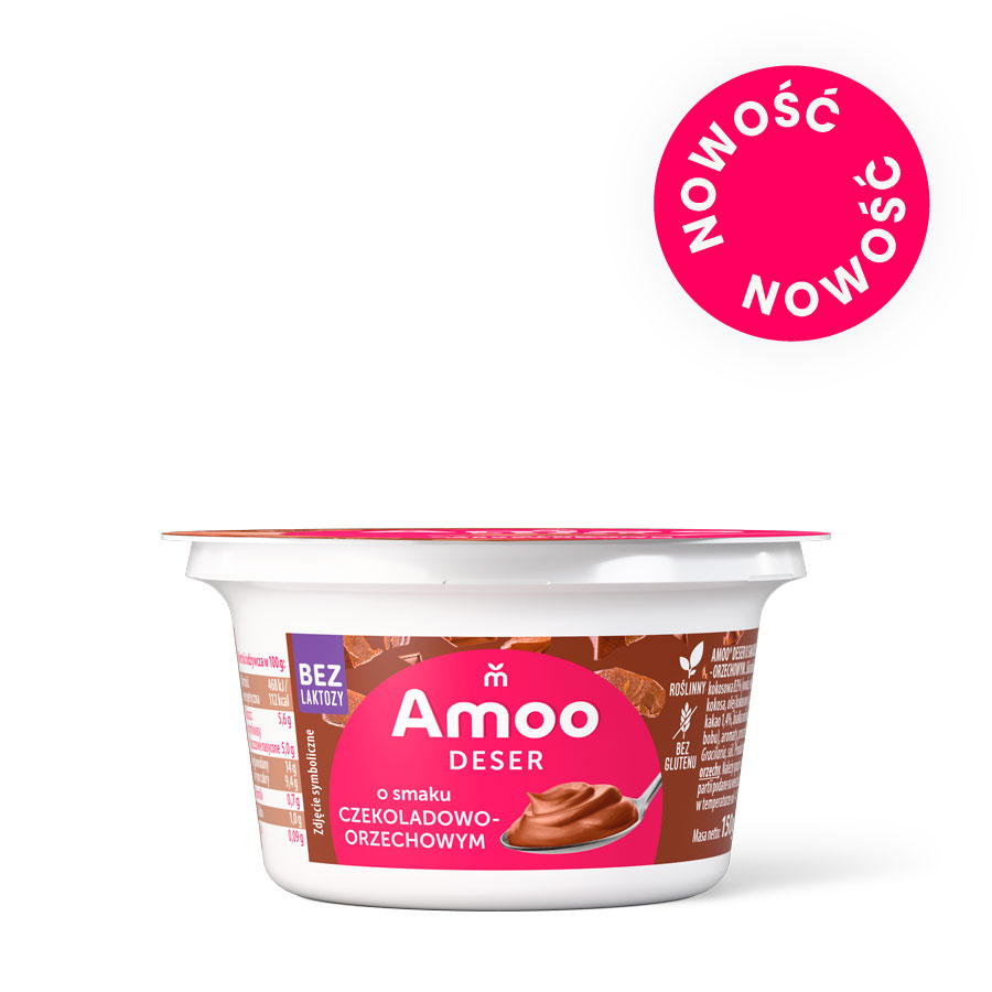 Amoo deser o smaku czekoladowo-orzechowym